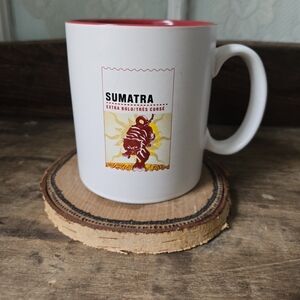 Starbucks Sumatra Extra Bold Coffee Mug Red Interior 16oz